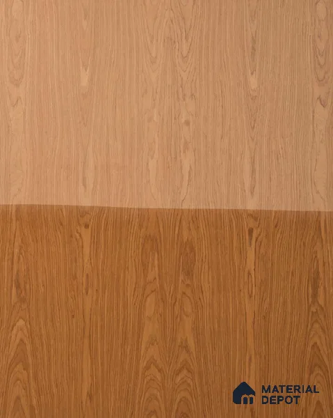 Brown Wood look Burma Teak Crown 8 ft x 4 ft Recon Veneer - 3.2 mm | VE 00477