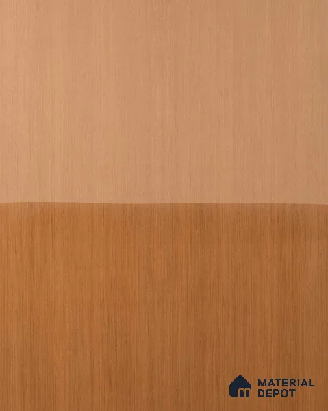Brown Wood look Grainless Teak 8 ft x 4 ft Recon Veneer - 3.2 mm | VE 00522