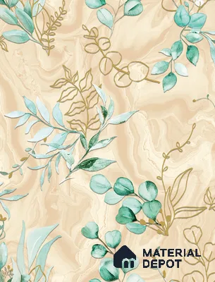 62014 | 9.5 Meter x 21 Inch Florals Look Wallpaper - 55 Sq. Ft.
