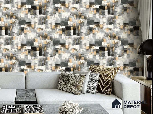 62074 | 9.5 Meter x 21 Inch Patterned Look Wallpaper - 55 Sq. Ft.
