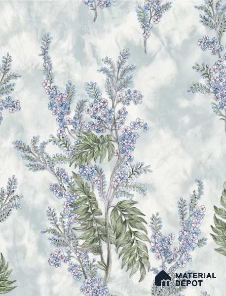 62111 | 9.5 Meter x 21 Inch Florals Look Wallpaper - 55 Sq. Ft.