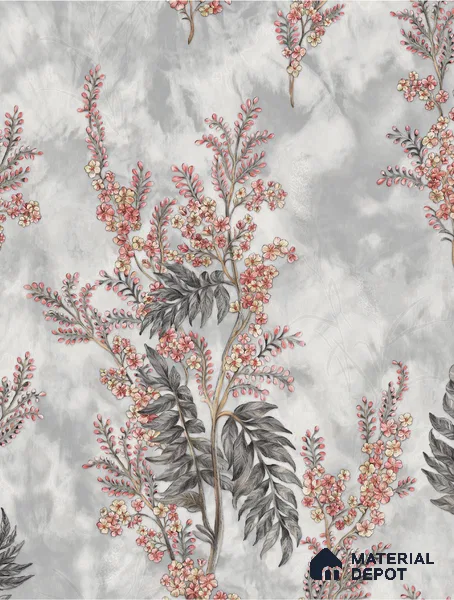 62114 | 9.5 Meter x 21 Inch Florals Look Wallpaper - 55 Sq. Ft.