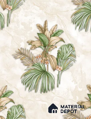 62132 | 9.5 Meter x 21 Inch Florals Look Wallpaper - 55 Sq. Ft.