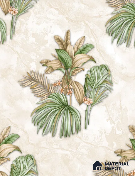 62132 | 9.5 Meter x 21 Inch Florals Look Wallpaper - 55 Sq. Ft.