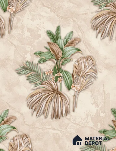 62134 | 9.5 Meter x 21 Inch Florals Look Wallpaper - 55 Sq. Ft.