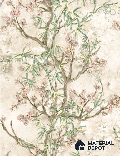 62141 | 9.5 Meter x 21 Inch  Florals Look Wallpaper - 55 Sq. Ft. 