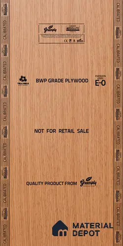 Absolute Calibrated BWP 710 Grade 8 ft x 4 ft OEM Plywood - 16 mm (5 Years Warranty)