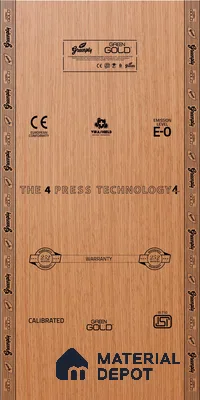 Green Gold BWP Grade 8 ft x 4 ft Blockboard - 19 mm (30 Years Warranty)