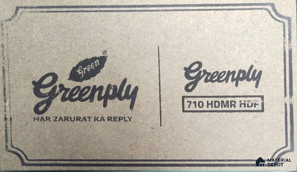 Greenply 710 8 ft x 4 ft Plain HDHMR - 3 mm