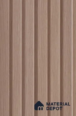 Beige Wooden Louver 6202 9 ft x 4.8 inch Charcoal Panel - 12 mm | Suitable for Feature Wall, TV Unit & Living Room | Width is Subjected to 5% Variation