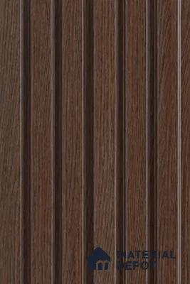 Brown Wooden Louver 6203 9 ft x 4.8 inch Charcoal Panel - 12 mm | Suitable for Feature Wall, TV Unit & Living Room | Width is Subjected to 5% Variation