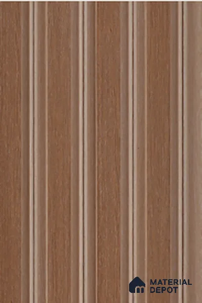 Brown Wooden Louver 7202 9 ft x 5 inch Charcoal Panel - 12 mm | Suitable for Feature Wall, TV Unit & Living Room | Width is Subjected to 5% Variation