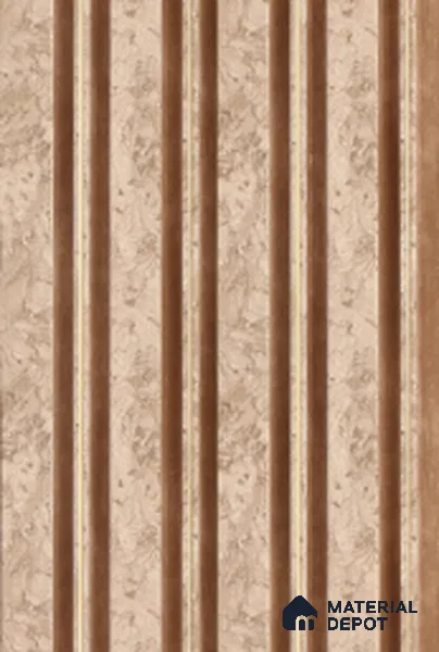 Beige Stone Louver 7205 9 ft x 5 inch Charcoal Panel - 12 mm | Suitable for Feature Wall, TV Unit & Living Room | Width is Subjected to 5% Variation