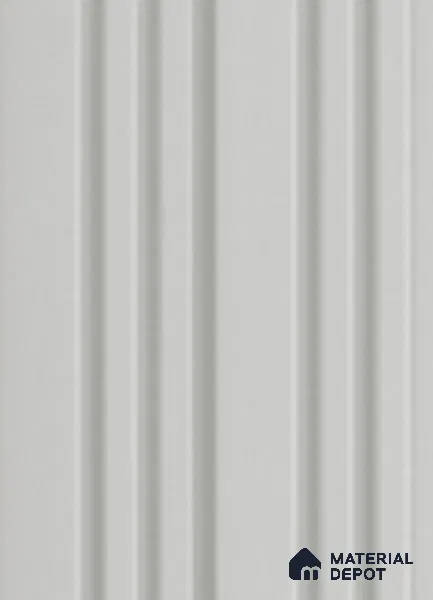 Grey Plain Colour Louver 7301 9 ft x 5 inch Charcoal Panel - 12 mm | Suitable for Feature Wall, TV Unit & Living Room | Width is Subjected to 5% Variation
