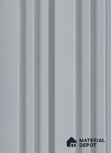 Grey Plain Colour Louver 7306 9 ft x 5 inch Charcoal Panel - 12 mm | Suitable for Feature Wall, TV Unit & Living Room | Width is Subjected to 5% Variation