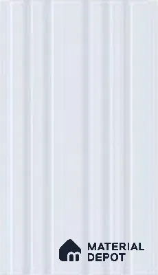 White Plain Colour Louver 7310 9 ft x 5 inch Charcoal Panel - 12 mm | Suitable for Feature Wall, TV Unit & Living Room | Width is Subjected to 5% Variation
