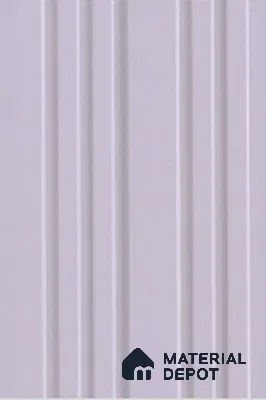 Pruple Plain Colour Louver 7312 9 ft x 5 inch Charcoal Panel - 12 mm | Suitable for Feature Wall, TV Unit & Living Room | Width is Subjected to 5% Variation