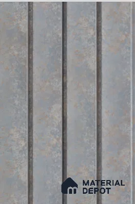 Grey Stone Louver 7401 9 ft x 5 inch Charcoal Panel - 12 mm | Suitable for Feature Wall, TV Unit & Living Room | Width is Subjected to 5% Variation