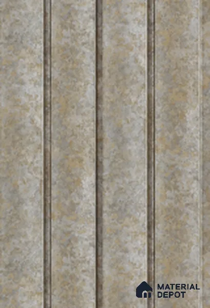 Beige Stone Louver 7403 9 ft x 5 inch Charcoal Panel - 12 mm | Suitable for Feature Wall, TV Unit & Living Room | Width is Subjected to 5% Variation