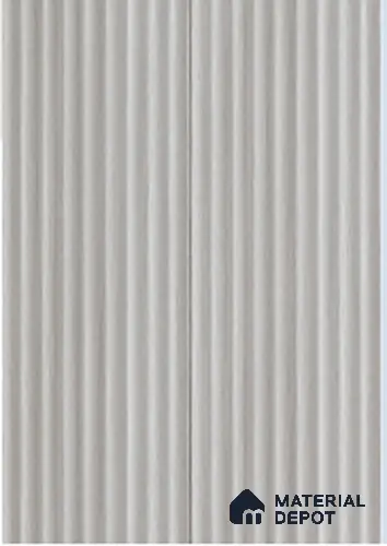 Grey Plain Colour Louver 7905 9 ft x 5 inch Charcoal Panel - 12 mm | Suitable for Feature Wall, TV Unit & Living Room | Width is Subjected to 5% Variation