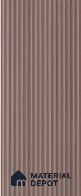 Brown Plain Colour Louver 7907 9 ft x 5 inch Charcoal Panel - 12 mm | Suitable for Feature Wall, TV Unit & Living Room | Width is Subjected to 5% Variation