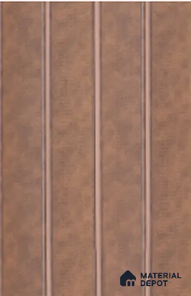Brown Fabric Louver 8101 9 ft x 6.6 inch Charcoal Panel - 12 mm | Suitable for Feature Wall, TV Unit & Living Room | Width is Subjected to 5% Variation