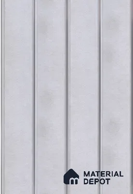 Grey Fabric Louver 8102 9 ft x 6.6 inch Charcoal Panel - 12 mm | Suitable for Feature Wall, TV Unit & Living Room | Width is Subjected to 5% Variation