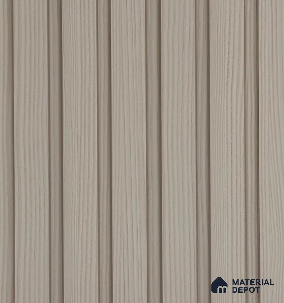 Brown Wooden Louver PN 05729 8 ft x 4.7 inch Solid Wood Panel - 12 mm | Suitable for Feature Wall, TV Unit & Living Room | Width is Subjected to 5% Variation
