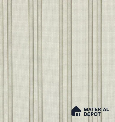 White Patterned Louver PN 05734 8 ft x 4.7 inch Solid Wood Panel - 12 mm | Suitable for Feature Wall, TV Unit & Living Room | Width is Subjected to 5% Variation