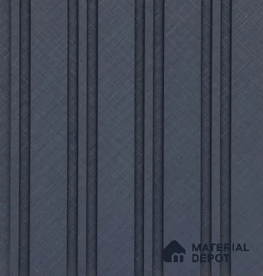 Grey Patterned Louver PN 05737 8 ft x 4.7 inch Solid Wood Panel - 12 mm | Suitable for Feature Wall, TV Unit & Living Room | Width is Subjected to 5% Variation