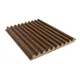 PN 00025 D Cocoa Brown Linear Small Pattern 9 Ft x 4.7 inch MDF HMR Grade Louver / Panel - 18 mm| Image 1