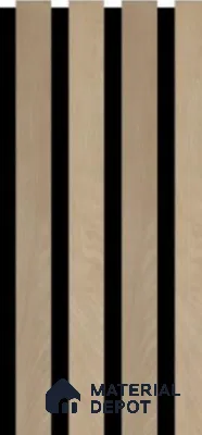 P3 612 Vienna 7.8 ft x 0.98 ft (2400x300 mm) Texture Finish Acoustic Panel - 22 mm | Suitable for Office, Auditorium & Cinema Hall | Width is Subjected to 5% Variation