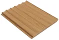 PN 00026 F Teak Brown Scoop Pattern 9 Ft x 4.7 inch MDF HMR Grade Louver / Panel - 18 mm| Image 1