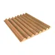 PN 00026 C Teak Brown Triangle Pattern 9 Ft x 4.7 inch MDF HMR Grade Louver / Panel - 18 mm| Image 1