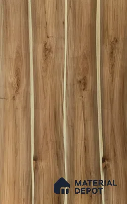 Carribean Teak 2440x1220 mm Silicon Natural Veneer - 3.7 mm