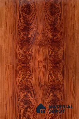 Mahagony Crotch 2440x1220 mm Silicon Natural Veneer - 3.7 mm