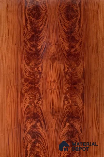 Mahagony Crotch 2440x1220 mm Silicon Natural Veneer - 3.7 mm