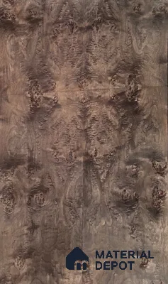 Metalic Mappa Burls Black 2440x1220 mm Silicon Natural Veneer - 3.7 mm