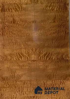 Metalic Quilted Maple 2440x1220 mm Silicon Natural Veneer - 3.7 mm