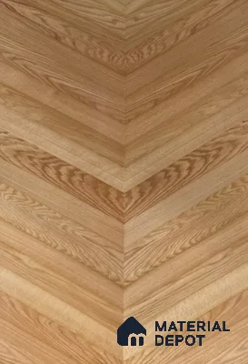 Oak Center Joint 2440x1220 mm Silicon Natural Veneer - 3.7 mm