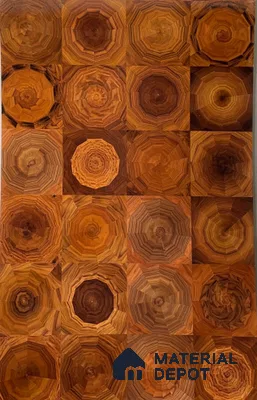 Santos Rosewood Butt Cut 2440x1220 mm Silicon Natural Veneer - 3.7 mm