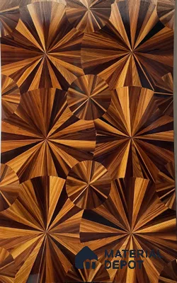 Smoked Larch Butt Cut 2440x1220 mm Silicon Natural Veneer - 3.7 mm