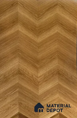 Smoked Oak Center Joint 2440x1220 mm Silicon Natural Veneer - 3.7 mm