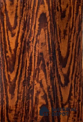 Smoked Tiger Wood 2440x1220 mm Silicon Natural Veneer - 3.7 mm