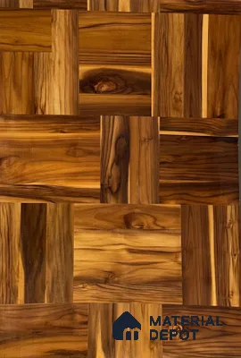 Swiss Walnut Box 2440x1220 mm Silicon Natural Veneer - 3.7 mm