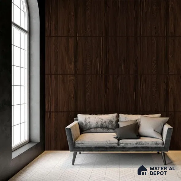837 GLX Win Walnut 8 ft x 4 ft Galaxy Finish Laminate - 1 mm