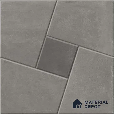 Stone Look Tile TL 11554 Delfos Thunder 16 x 16 inch Matte Vitrified Tile - 12 mm