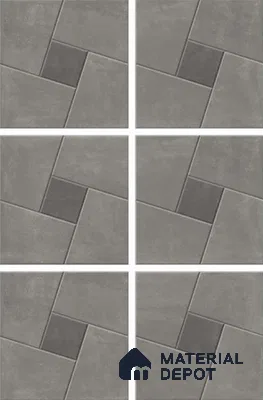 Stone Look Tile TL 11554 Delfos Thunder 16 x 16 inch Matte Vitrified Tile - 12 mm