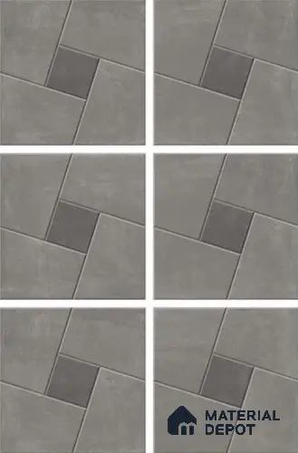 Stone Look Tile TL 11554 Delfos Thunder 16 x 16 inch Matte Vitrified Tile - 12 mm