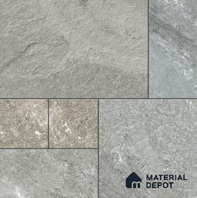 Stone Look Tile TL 11625 Natural Stone 16 x 16 inch Matte Vitrified Tile - 12 mm